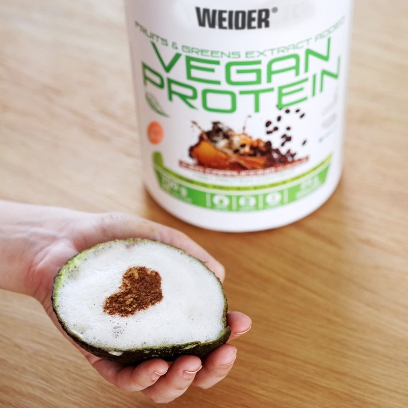 Weider Vegan Protein (750g) Iced Cappuccino Flavour. 100% Plant-Based Protein