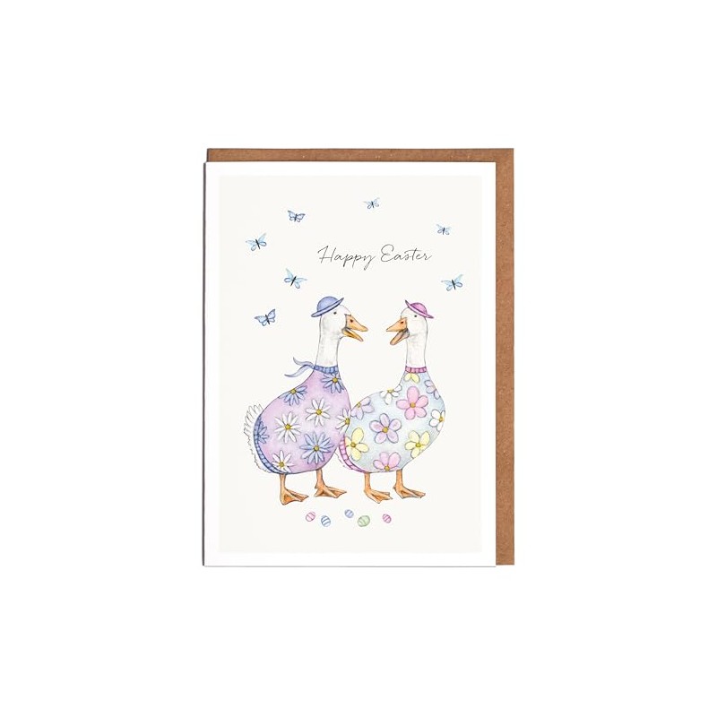 Lottie Murphy - Geese Easter Card - 'Happy Easter'