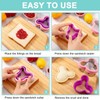 UKKQES Sandwich Cutter for Kids Lunch 22 Pcs (Large), Sandwich