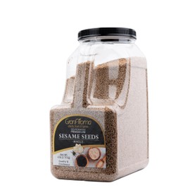 GranAroma Whole Sesame Seeds, Whole, Raw & Unhulled, Crunchy (6 Pound)