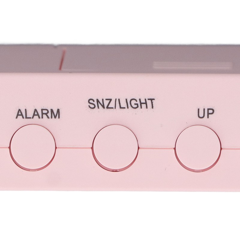 LED Mirror Alarm Clock 2 Levels Brightness Digital Alarm Clock