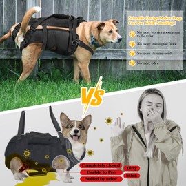 Dog Lift Harness, Dog Sling for Large Medium Dogs' Hind Leg Support Pee-Able. Ideal for Seniors, Disabled, Injured & Arthritic Dogs in ACL Recovery, Secure Harness for Assisted Mobility