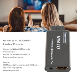 ciciglow N64 to HD Converter with 1080p and PAL NTSC Compatibility