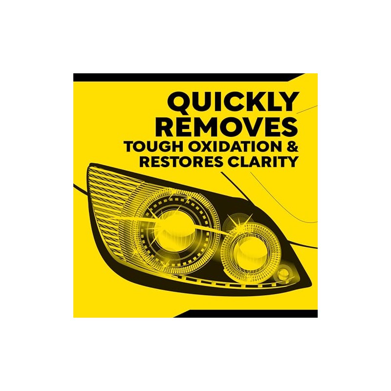 Meguiar's, Quik Solutions, Kit de Restauración de Faros, G55265, 340g
