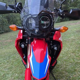 FENGYEMOTO Compatible for CRF300L Rally / CRF250L Rally (21- UP) Motorcycle Auxiliary Driving LED Light Kit W/Mount Brackets Wire Harness