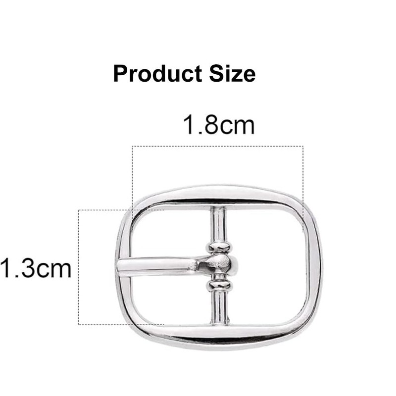 Ruikcoll Belt Buckle Metal Roller Buckles for Strap Band Purse