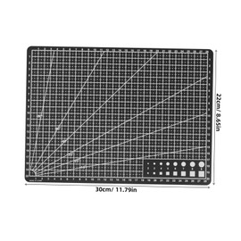 Tofficu Fabric Cutting Pad A4 Double-Sided Craft Cutting Mat Nonslip Design for Sewing Art Projects