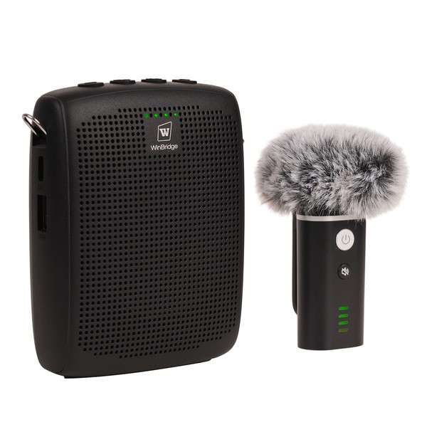 WinBridge WB006 Upgraded Wireless Voice Amplifier – Bluetooth Lapel Microphone