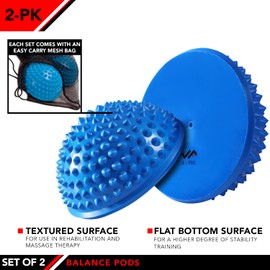JFIT Balance Pod and Foot Fitness Set - Set of 2 Pods