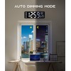 EASYERA 16.5" Large Digital Wall Clock with BT Sync, RGB