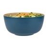 Bambuddha 30 Ounce Large Salad Bowl, 1 Heavy-Duty Round Salad