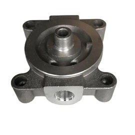 Compass-Yang Engine Remote Mount Coolant Filter Head 204163S Compatible with Cummins L8.9 G8.3 ISC Cat Komatsu Fleetguard,Replace P174766 Filter Base