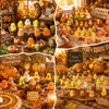 50 Pcs Thanksgiving Mini Ducks, 10 Styles Fall Ducks
