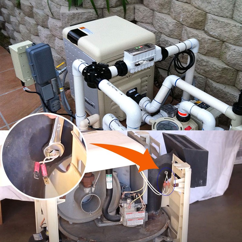 Funmit 42002-0024S Stack Flue Sensor Replacement for Pentair Spa Heater