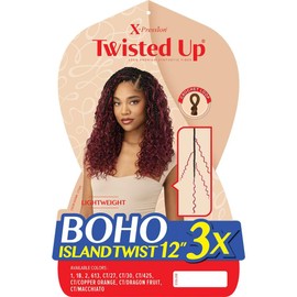 Outre X-Pression Twisted Up - Boho Island Twist 12" 3X (CT/COPPER ORANGE)