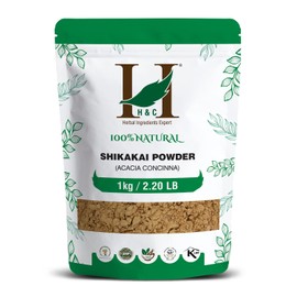 H&C HERBAL INGREDIENTS EXPERT H&C 100% Natural Shikakai (Acacia Concinna) Powder - 1Kg