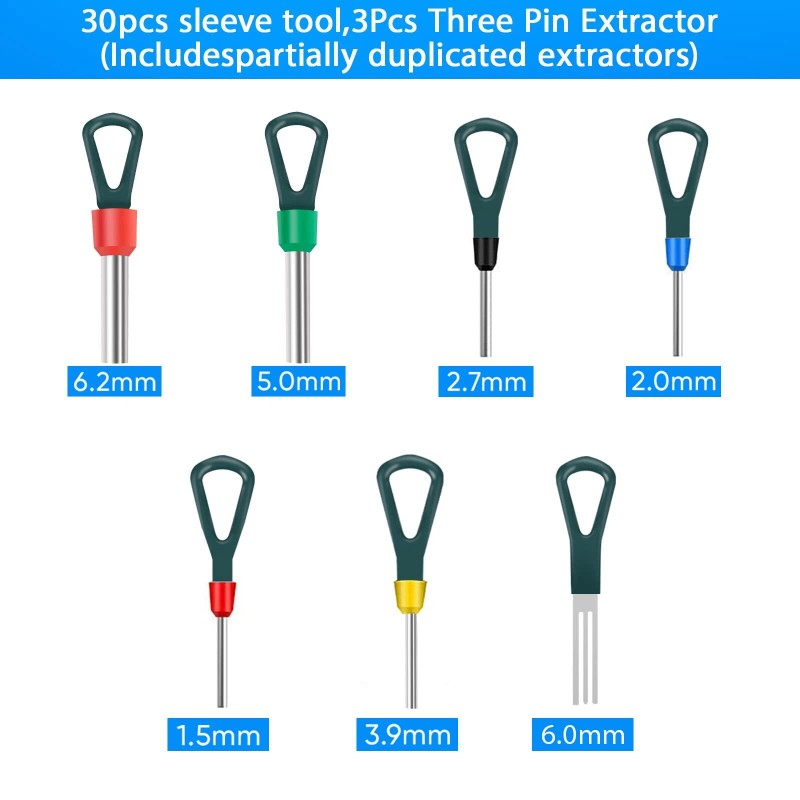 Kikerike 172 Pcs Terminal Removal Tool Kit - Pin Connector