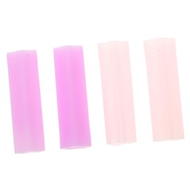 Funda Protectora para Pinzas 4 Piezas Tamaño Estándar Protección Tijeras Cutículas Niños Uso Doméstico Colores Rosa y Fucsia