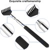 Kuvvfe 2 Pack Portable Extendable Back Scratcher, Stainless Steel Telescoping