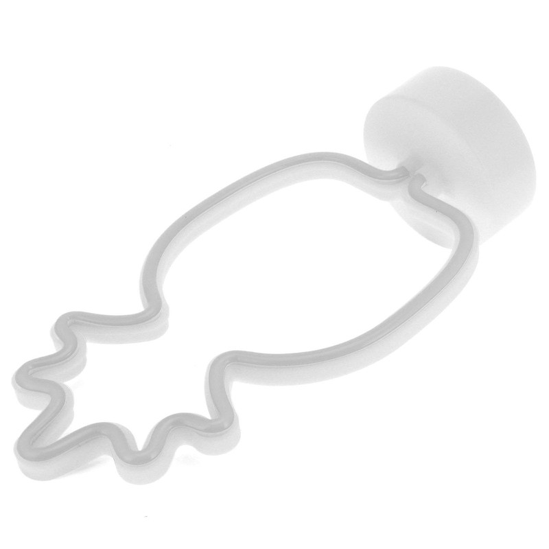 Tabletop Neon Sign Light Unique Shaped Night Lamp with Holder