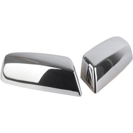 GOTOTOP Cubierta del Espejo Retrovisor de la Puerta Tapa del Espejo Retrovisor Lateral Cromado ABS 2 Piezas de Repuesto Directo Protector contra Rayones Fácil de Instalar para Silverado MK3 2014