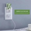 Chrobak LED Night Light,Green Tropical Leaves Palm Trees LED Night