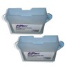 TrexNYC EZ Pass/I-Pass Holder for Car, Holds Tightly to Your Car Windshield with 3 Suction Cups, 2 Packs (Clear)