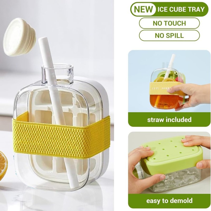 Ice Cube Bottle, Ice Cube Box, Touc Free Vertical Ice