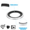 PATIKIL M18 Self-Centered Bonded Sealing Gasket, 20Pcs NBR Metal Bonded