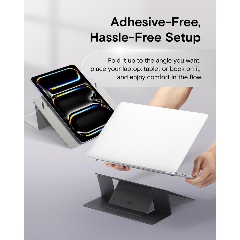 MOFT Invisible Laptop Stand for Desk, Non-Adhesive Tablet and Laptop