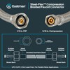 Eastman 48007 Kitchen/Lavatory Connector, 3/8-Inch Compression X 1/2-Inch FIP
