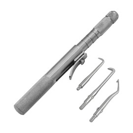 Dental Crown Remover Morrel Manual Semi & Automatic Single Handed Crown Remover Bridge Remover Spring Loaded Temporary, Wynman Crown Gripper (Gun Style SEMI Automatic)