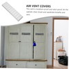 Outanaya 6pcs Breathable Air Vent Covers Rectangular for Cabinets Closets