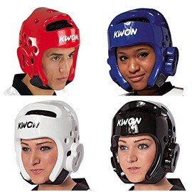 KWON® Taekwondo 40063 PU CE White WTF Head Guard - L