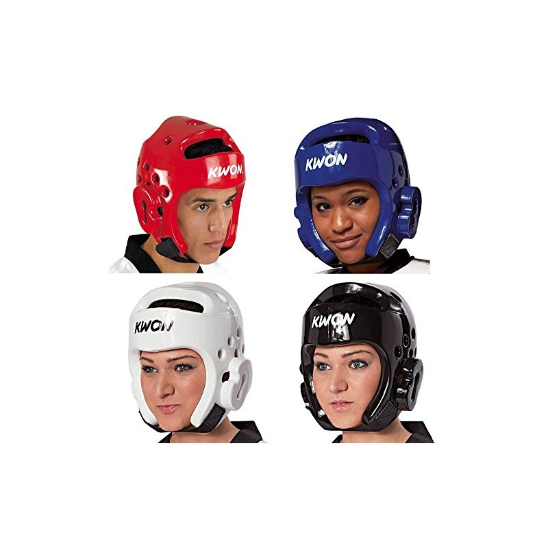 KWON® Taekwondo 40063 PU CE White WTF Head Guard -