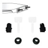 Juego De Tornillos Para Asiento Wc Pm96 Cabeza Cuadrada