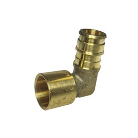 2 Pieces XFITTING 1/2" Pex A Female Sweat Elbow., 1/2" Expansion x 1/2" Female Sweat Elbow