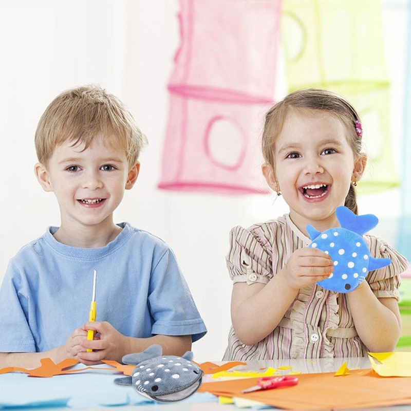 Shark Coin Purse, Blue