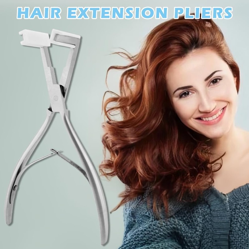 Tape in Hair Extensions Plier, Professional Stainless Steel Flat Surface