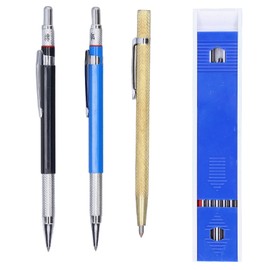 Carpenter Pencil Mechanical 2.0mm Marking Scriber Tool with Refills for Woodworking