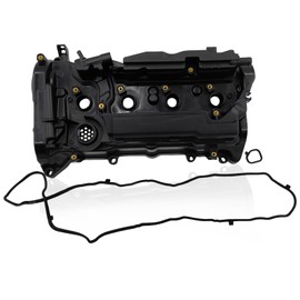 Torquizo Engine Valve Cover with Gasket for Honda Vehicles, Compatible with 2013-2017 Accord, 2015-2019 CR-V, L4 2.4L Gas Engines -K24W1, Replacement Part # 12310RDFA01, 123105A2A01