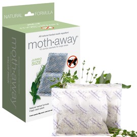Richards Homewares Moth Away Herbal Non Toxic Natural Repellent, 18-Jumbo Sachets