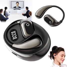 XG99 Auriculares Inalámbricos Bluetooth, Traductor de Idiomas en Tiempo Real, Soporta 151+ Idiomas para Viajes, Negocios,Reuniones y Aprendizaje, AI Translator, Pantalla de Batería (Negro)