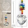 Crystal Suncatcher with Uplifting Thank You Quote - Heartfelt Appreciation