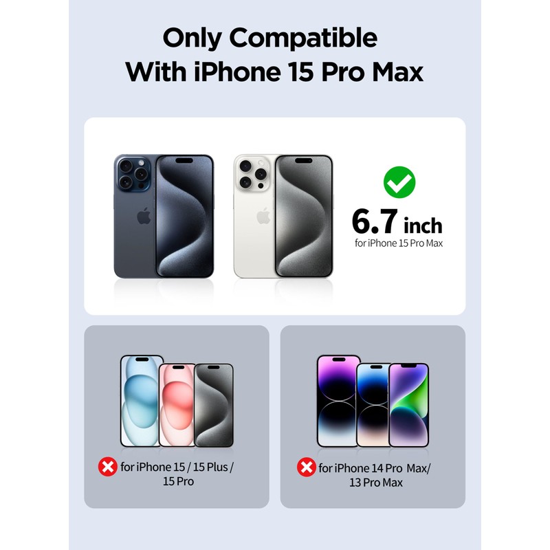 PDDKISS 15 Pro Max Privacy Screen Protector Pink