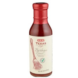 H-E-B Texas Style Bbq Sauce Cooking Barbecue 14 Oz.