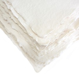 Artway Indigo Handmade 100% Cotton-Rag Paper Packs - 250gsm Mid Texture: A6, White