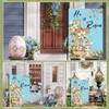 DECORLUXES He Is Risen Easter Flag Double Sided Outdoor Decoration,