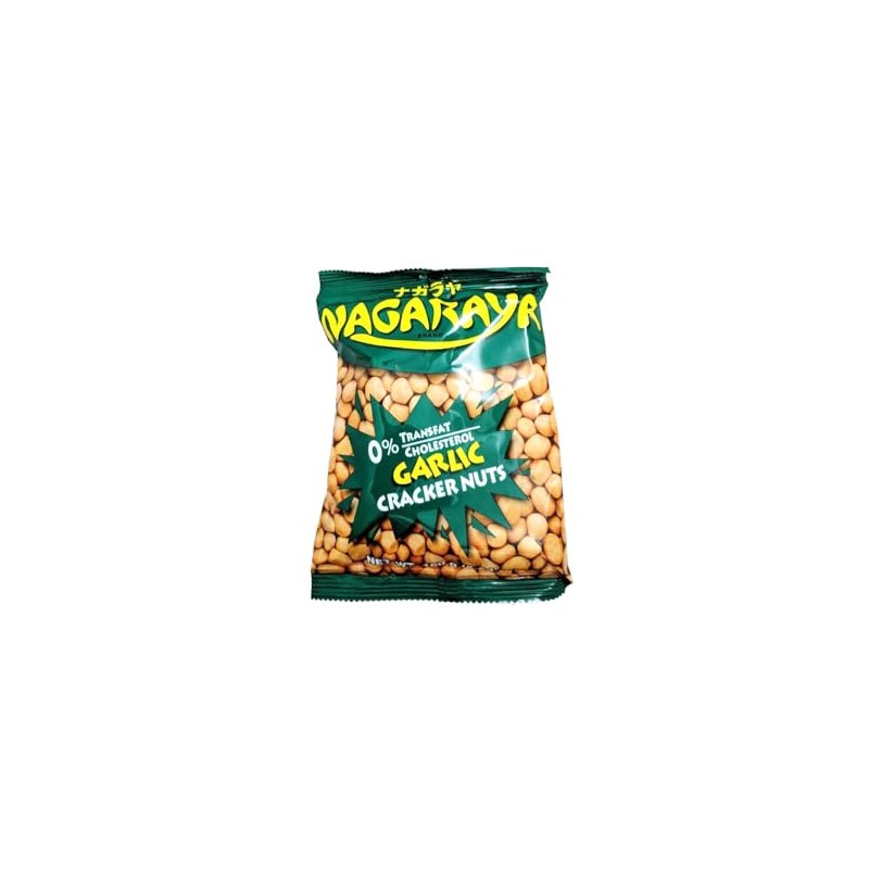 Nagaraya Cracker Nuts Garlic, 5.64 oz (Pack of 2)