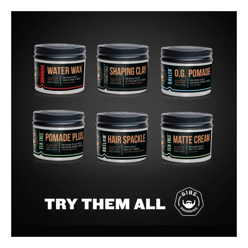 Espaca Para El Cabello Gibs Outlaw Strong Hold, Acabado Mate